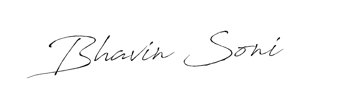 Also we have Bhavin Soni name is the best signature style. Create professional handwritten signature collection using Antro_Vectra autograph style. Bhavin Soni signature style 6 images and pictures png