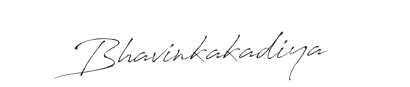 How to make Bhavinkakadiya signature? Antro_Vectra is a professional autograph style. Create handwritten signature for Bhavinkakadiya name. Bhavinkakadiya signature style 6 images and pictures png