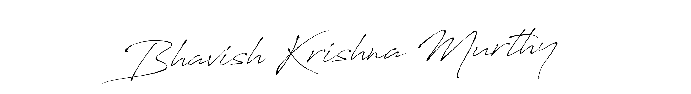 Make a beautiful signature design for name Bhavish Krishna Murthy. With this signature (Antro_Vectra) style, you can create a handwritten signature for free. Bhavish Krishna Murthy signature style 6 images and pictures png