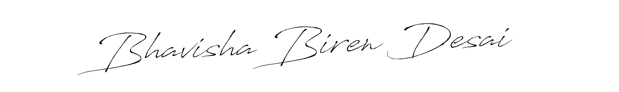 Create a beautiful signature design for name Bhavisha Biren Desai. With this signature (Antro_Vectra) fonts, you can make a handwritten signature for free. Bhavisha Biren Desai signature style 6 images and pictures png