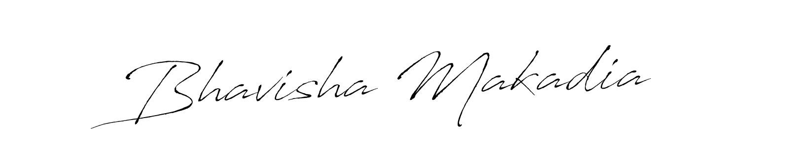 Create a beautiful signature design for name Bhavisha Makadia. With this signature (Antro_Vectra) fonts, you can make a handwritten signature for free. Bhavisha Makadia signature style 6 images and pictures png