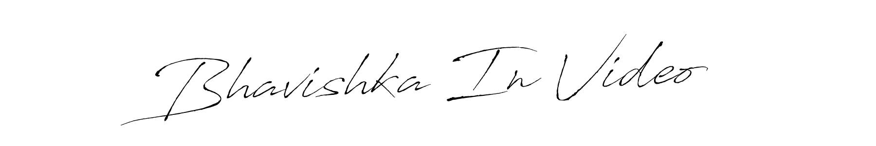 Use a signature maker to create a handwritten signature online. With this signature software, you can design (Antro_Vectra) your own signature for name Bhavishka In Video. Bhavishka In Video signature style 6 images and pictures png