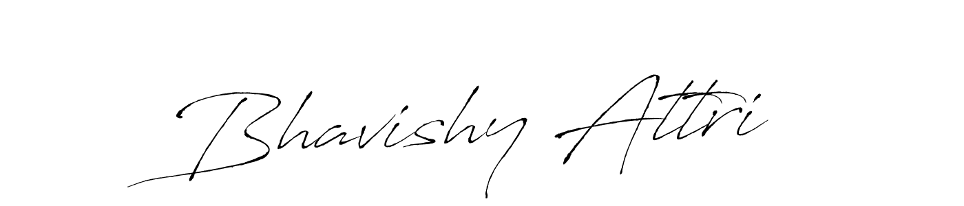 Bhavishy Attri stylish signature style. Best Handwritten Sign (Antro_Vectra) for my name. Handwritten Signature Collection Ideas for my name Bhavishy Attri. Bhavishy Attri signature style 6 images and pictures png