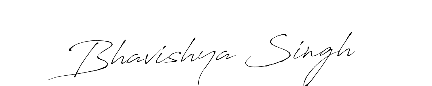 Make a beautiful signature design for name Bhavishya Singh. With this signature (Antro_Vectra) style, you can create a handwritten signature for free. Bhavishya Singh signature style 6 images and pictures png