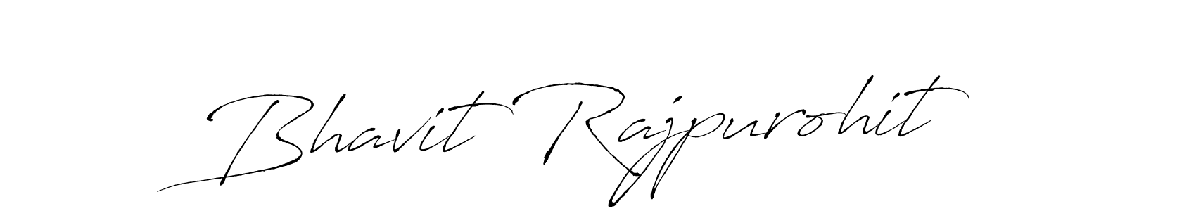 Create a beautiful signature design for name Bhavit Rajpurohit. With this signature (Antro_Vectra) fonts, you can make a handwritten signature for free. Bhavit Rajpurohit signature style 6 images and pictures png
