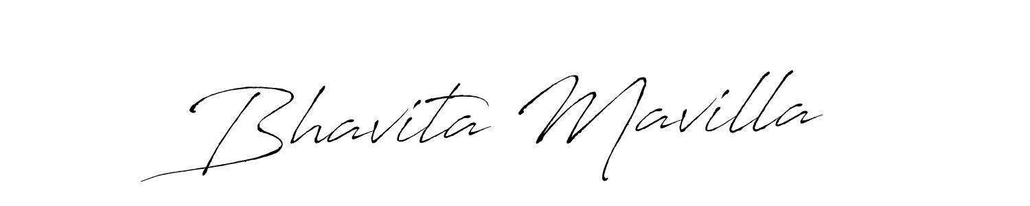 Antro_Vectra is a professional signature style that is perfect for those who want to add a touch of class to their signature. It is also a great choice for those who want to make their signature more unique. Get Bhavita Mavilla name to fancy signature for free. Bhavita Mavilla signature style 6 images and pictures png