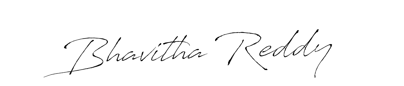 Design your own signature with our free online signature maker. With this signature software, you can create a handwritten (Antro_Vectra) signature for name Bhavitha Reddy. Bhavitha Reddy signature style 6 images and pictures png