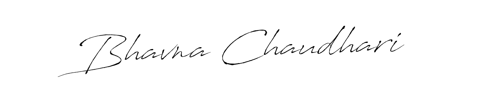 Create a beautiful signature design for name Bhavna Chaudhari. With this signature (Antro_Vectra) fonts, you can make a handwritten signature for free. Bhavna Chaudhari signature style 6 images and pictures png