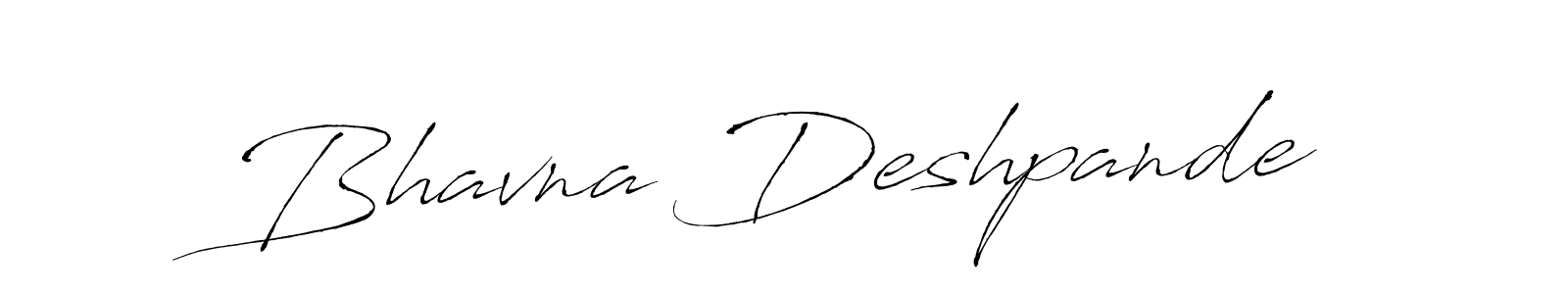 Design your own signature with our free online signature maker. With this signature software, you can create a handwritten (Antro_Vectra) signature for name Bhavna Deshpande. Bhavna Deshpande signature style 6 images and pictures png