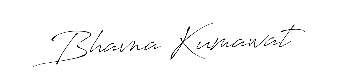 Design your own signature with our free online signature maker. With this signature software, you can create a handwritten (Antro_Vectra) signature for name Bhavna Kumawat. Bhavna Kumawat signature style 6 images and pictures png