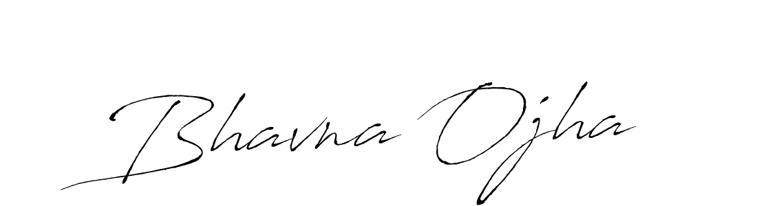How to make Bhavna Ojha name signature. Use Antro_Vectra style for creating short signs online. This is the latest handwritten sign. Bhavna Ojha signature style 6 images and pictures png