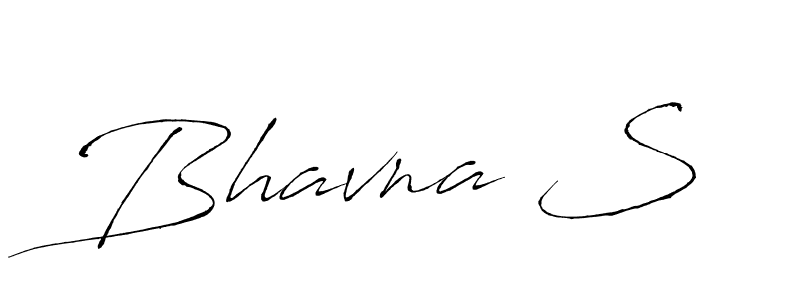 How to make Bhavna S signature? Antro_Vectra is a professional autograph style. Create handwritten signature for Bhavna S name. Bhavna S signature style 6 images and pictures png