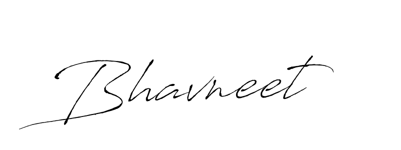 Make a beautiful signature design for name Bhavneet. With this signature (Antro_Vectra) style, you can create a handwritten signature for free. Bhavneet signature style 6 images and pictures png