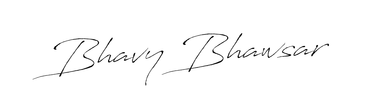 Bhavy Bhawsar stylish signature style. Best Handwritten Sign (Antro_Vectra) for my name. Handwritten Signature Collection Ideas for my name Bhavy Bhawsar. Bhavy Bhawsar signature style 6 images and pictures png