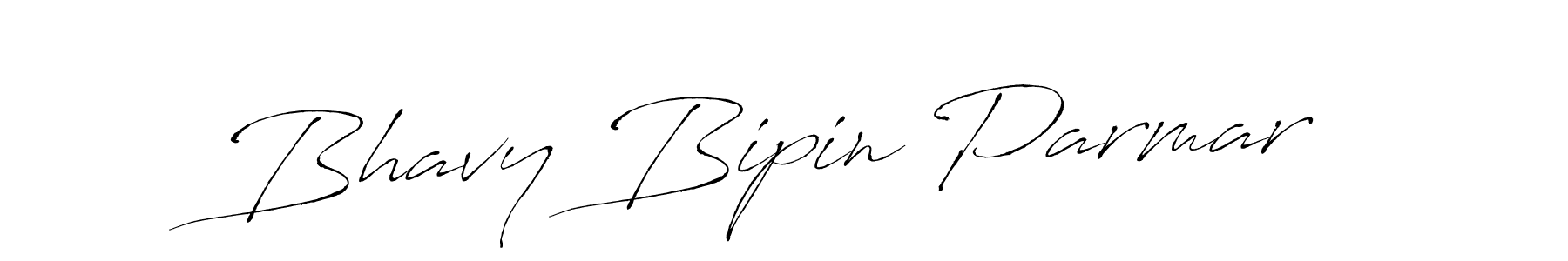 How to make Bhavy Bipin Parmar signature? Antro_Vectra is a professional autograph style. Create handwritten signature for Bhavy Bipin Parmar name. Bhavy Bipin Parmar signature style 6 images and pictures png