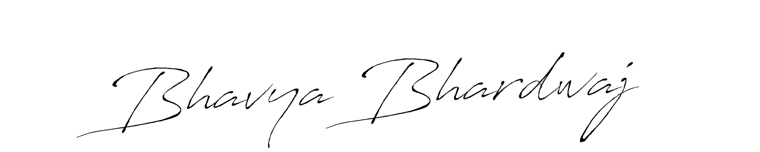 Create a beautiful signature design for name Bhavya Bhardwaj. With this signature (Antro_Vectra) fonts, you can make a handwritten signature for free. Bhavya Bhardwaj signature style 6 images and pictures png