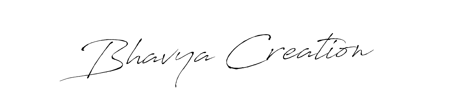 It looks lik you need a new signature style for name Bhavya Creation. Design unique handwritten (Antro_Vectra) signature with our free signature maker in just a few clicks. Bhavya Creation signature style 6 images and pictures png