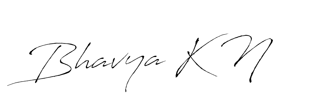 This is the best signature style for the Bhavya K N name. Also you like these signature font (Antro_Vectra). Mix name signature. Bhavya K N signature style 6 images and pictures png