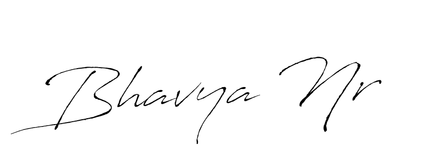 Design your own signature with our free online signature maker. With this signature software, you can create a handwritten (Antro_Vectra) signature for name Bhavya Nr. Bhavya Nr signature style 6 images and pictures png