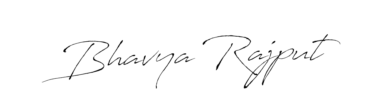 Create a beautiful signature design for name Bhavya Rajput. With this signature (Antro_Vectra) fonts, you can make a handwritten signature for free. Bhavya Rajput signature style 6 images and pictures png