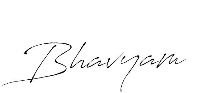 Bhavyam stylish signature style. Best Handwritten Sign (Antro_Vectra) for my name. Handwritten Signature Collection Ideas for my name Bhavyam. Bhavyam signature style 6 images and pictures png