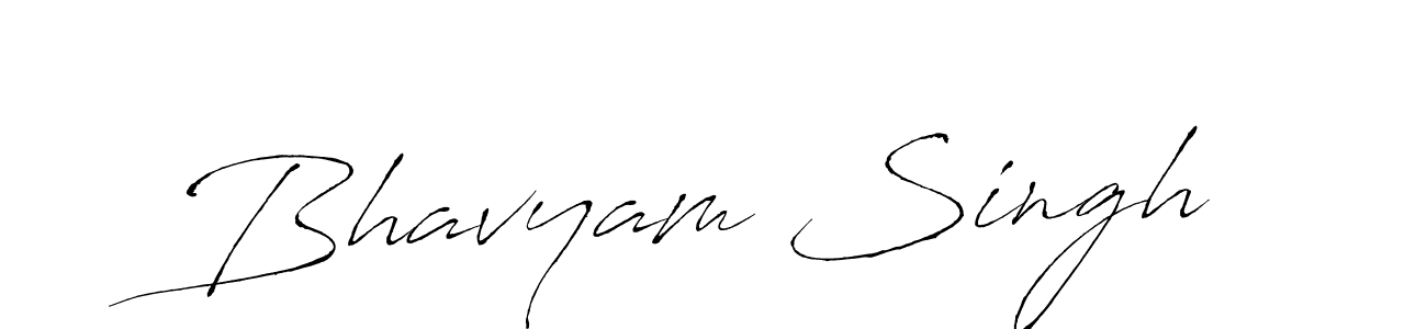 Design your own signature with our free online signature maker. With this signature software, you can create a handwritten (Antro_Vectra) signature for name Bhavyam Singh. Bhavyam Singh signature style 6 images and pictures png