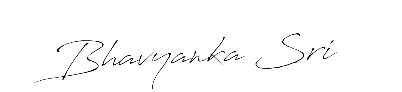 Design your own signature with our free online signature maker. With this signature software, you can create a handwritten (Antro_Vectra) signature for name Bhavyanka Sri. Bhavyanka Sri signature style 6 images and pictures png