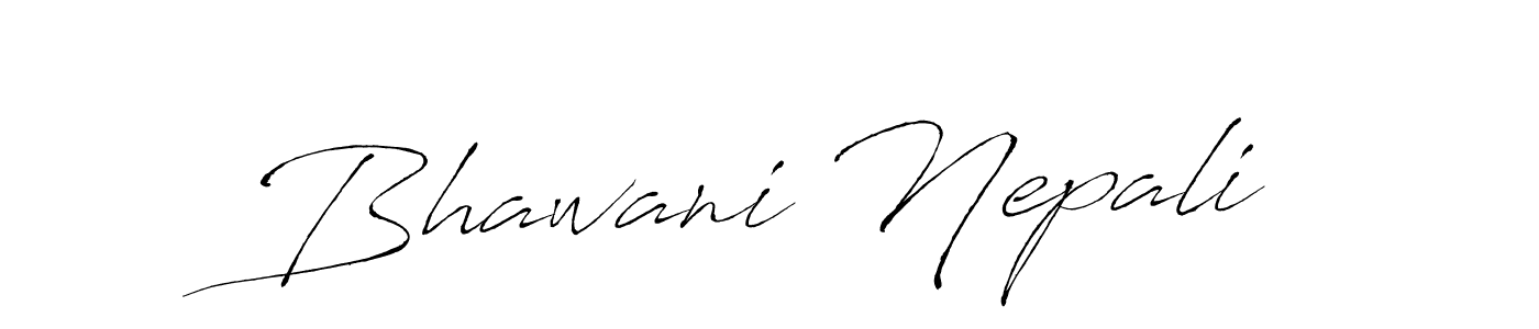 Similarly Antro_Vectra is the best handwritten signature design. Signature creator online .You can use it as an online autograph creator for name Bhawani Nepali. Bhawani Nepali signature style 6 images and pictures png