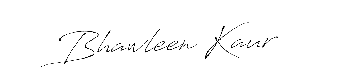 Also we have Bhawleen Kaur name is the best signature style. Create professional handwritten signature collection using Antro_Vectra autograph style. Bhawleen Kaur signature style 6 images and pictures png