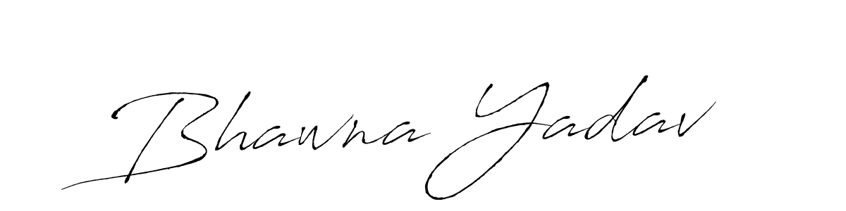 Make a beautiful signature design for name Bhawna Yadav. With this signature (Antro_Vectra) style, you can create a handwritten signature for free. Bhawna Yadav signature style 6 images and pictures png