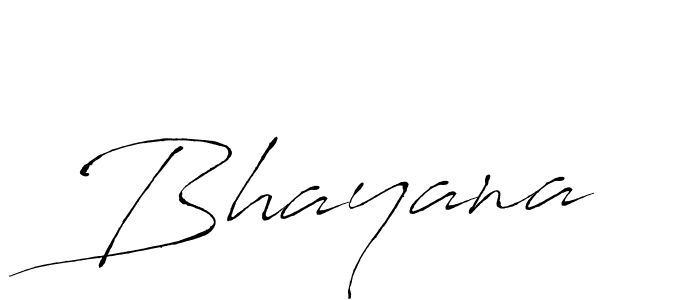 Make a beautiful signature design for name Bhayana. With this signature (Antro_Vectra) style, you can create a handwritten signature for free. Bhayana signature style 6 images and pictures png