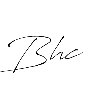 Create a beautiful signature design for name Bhc. With this signature (Antro_Vectra) fonts, you can make a handwritten signature for free. Bhc signature style 6 images and pictures png