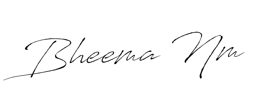 if you are searching for the best signature style for your name Bheema Nm. so please give up your signature search. here we have designed multiple signature styles  using Antro_Vectra. Bheema Nm signature style 6 images and pictures png