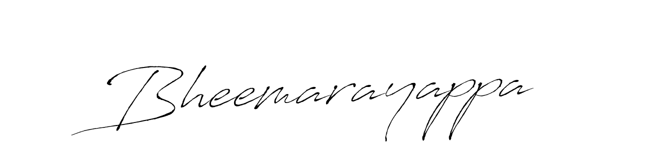 Create a beautiful signature design for name Bheemarayappa. With this signature (Antro_Vectra) fonts, you can make a handwritten signature for free. Bheemarayappa signature style 6 images and pictures png