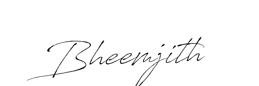 Design your own signature with our free online signature maker. With this signature software, you can create a handwritten (Antro_Vectra) signature for name Bheemjith. Bheemjith signature style 6 images and pictures png