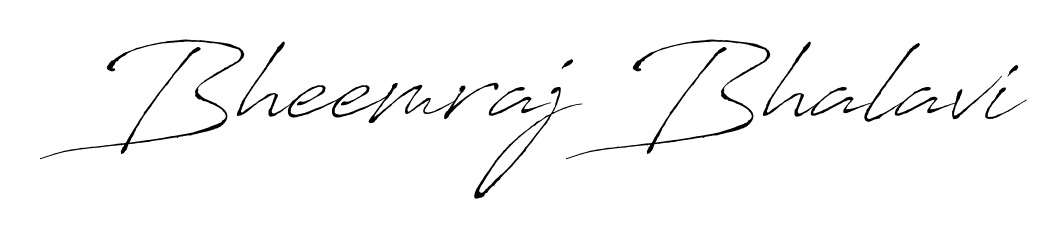 Stand out with a creative autograph for Bheemraj Bhalavi. The Antro_Vectra styling blends modern aesthetics with classic signature flourishes. Bheemraj Bhalavi signature style 6 images and pictures png