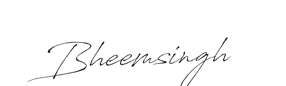 Create a beautiful signature design for name Bheemsingh. With this signature (Antro_Vectra) fonts, you can make a handwritten signature for free. Bheemsingh signature style 6 images and pictures png