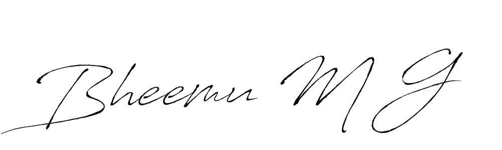 Also You can easily find your signature by using the search form. We will create Bheemu M G name handwritten signature images for you free of cost using Antro_Vectra sign style. Bheemu M G signature style 6 images and pictures png