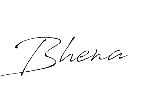 Bhena stylish signature style. Best Handwritten Sign (Antro_Vectra) for my name. Handwritten Signature Collection Ideas for my name Bhena. Bhena signature style 6 images and pictures png