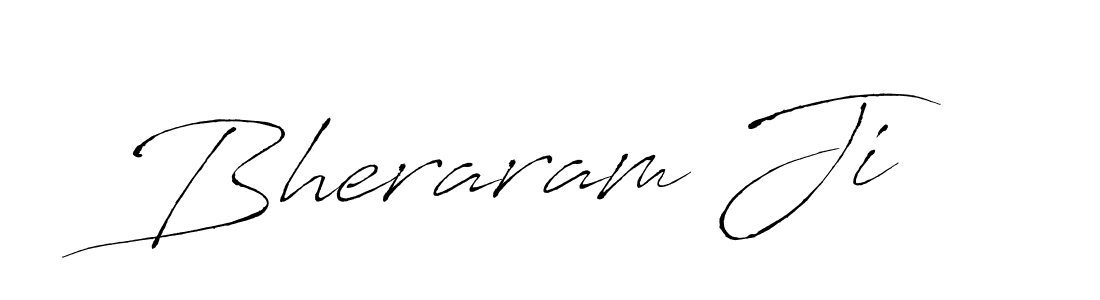 Use a signature maker to create a handwritten signature online. With this signature software, you can design (Antro_Vectra) your own signature for name Bheraram Ji. Bheraram Ji signature style 6 images and pictures png