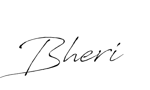 Use a signature maker to create a handwritten signature online. With this signature software, you can design (Antro_Vectra) your own signature for name Bheri. Bheri signature style 6 images and pictures png