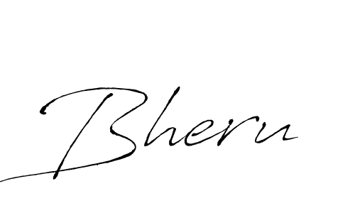 How to make Bheru signature? Antro_Vectra is a professional autograph style. Create handwritten signature for Bheru name. Bheru signature style 6 images and pictures png