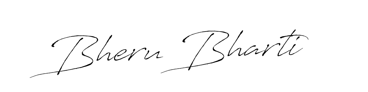 Also we have Bheru Bharti name is the best signature style. Create professional handwritten signature collection using Antro_Vectra autograph style. Bheru Bharti signature style 6 images and pictures png