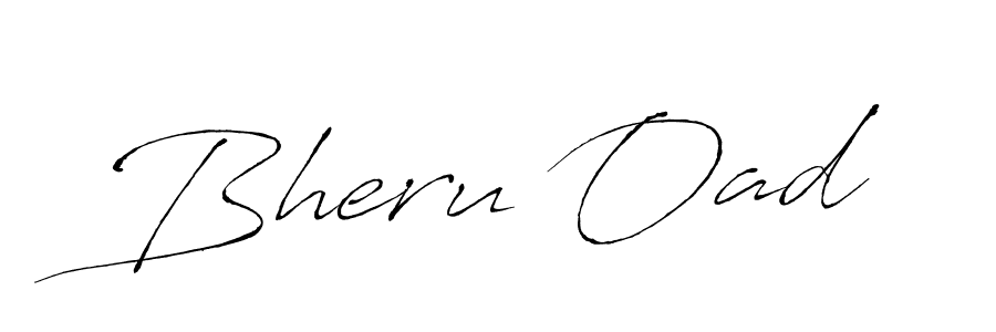 Use a signature maker to create a handwritten signature online. With this signature software, you can design (Antro_Vectra) your own signature for name Bheru Oad. Bheru Oad signature style 6 images and pictures png