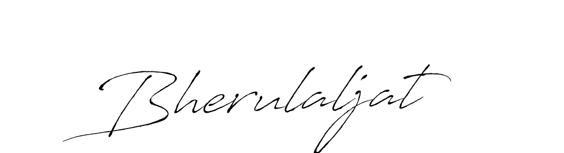 How to make Bherulaljat signature? Antro_Vectra is a professional autograph style. Create handwritten signature for Bherulaljat name. Bherulaljat signature style 6 images and pictures png