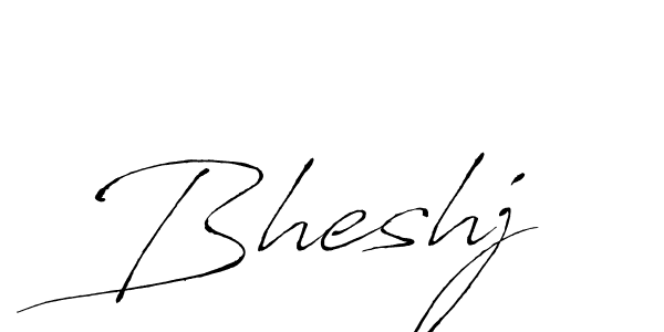 Bheshj stylish signature style. Best Handwritten Sign (Antro_Vectra) for my name. Handwritten Signature Collection Ideas for my name Bheshj. Bheshj signature style 6 images and pictures png