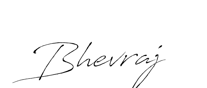 Bhevraj stylish signature style. Best Handwritten Sign (Antro_Vectra) for my name. Handwritten Signature Collection Ideas for my name Bhevraj. Bhevraj signature style 6 images and pictures png
