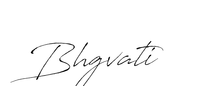 Create a beautiful signature design for name Bhgvati. With this signature (Antro_Vectra) fonts, you can make a handwritten signature for free. Bhgvati signature style 6 images and pictures png