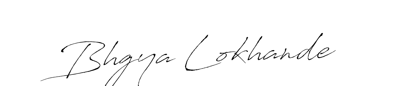 You should practise on your own different ways (Antro_Vectra) to write your name (Bhgya Lokhande) in signature. don't let someone else do it for you. Bhgya Lokhande signature style 6 images and pictures png