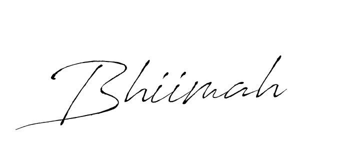 Design your own signature with our free online signature maker. With this signature software, you can create a handwritten (Antro_Vectra) signature for name Bhiimah. Bhiimah signature style 6 images and pictures png